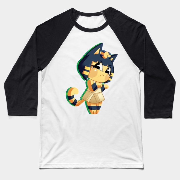 Ankha. Baseball T-Shirt by scribblekisses